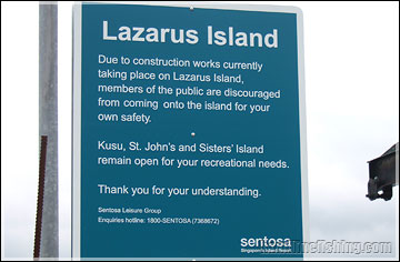 Lazarus Island Warning